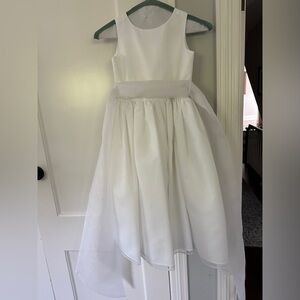 US ANGELS White organza dress style #409